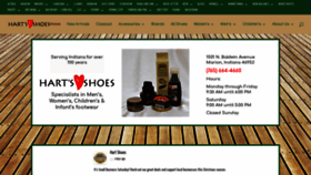 What Hartsshoes.com website looked like in 2018 (5 years ago)