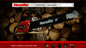 What Homelite.com website looked like in 2018 (5 years ago)