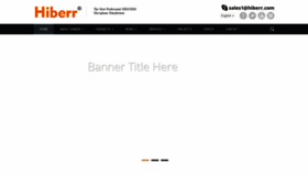 What Hiberr.com website looked like in 2018 (5 years ago)