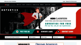 What Heroclassifieds.com website looked like in 2018 (5 years ago)