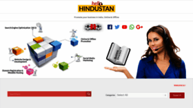 What Hellohindustan.org website looked like in 2018 (5 years ago)
