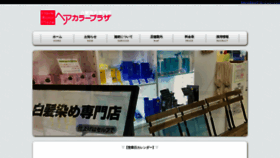 What Haircolorplaza.jp website looked like in 2018 (5 years ago)