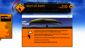 What Haut-les-mains.fr website looked like in 2018 (5 years ago)