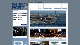 What Hostalbcnport.com website looked like in 2018 (5 years ago)