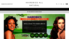 What Hairobicsallnatural.com website looked like in 2018 (5 years ago)