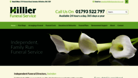 What Hillierfuneralservice.co.uk website looked like in 2018 (5 years ago)