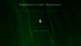 What Helpghana.club website looked like in 2018 (5 years ago)