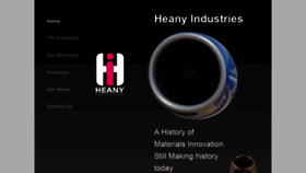 What Heany.com website looked like in 2018 (5 years ago)