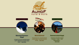 What Hotelauhof.at website looked like in 2018 (5 years ago)