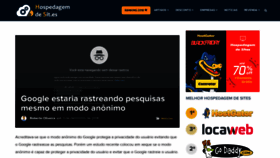 What Hospedagemdesit.es website looked like in 2018 (5 years ago)