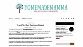 What Homemademamma.com website looked like in 2018 (5 years ago)