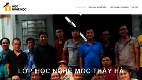 What Hocnghemoc.com website looked like in 2018 (5 years ago)