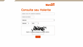 What Holerite.manserv.com.br website looked like in 2018 (5 years ago)