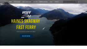 What Hainesskagwayfastferry.com website looked like in 2018 (5 years ago)