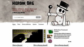 What Heroin.org website looked like in 2018 (5 years ago)
