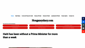 What Hougansydney.com website looked like in 2018 (5 years ago)