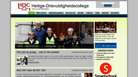 What Heilige-drievuldigheidscollege.be website looked like in 2018 (5 years ago)