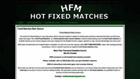 What Hotfixedmatches.com website looked like in 2018 (5 years ago)