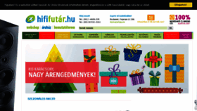 What Hififutar.hu website looked like in 2018 (5 years ago)