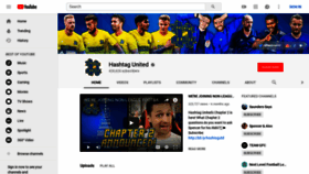 What Hashtagunited.co.uk website looked like in 2018 (5 years ago)