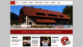 What Hotel-engel.de website looked like in 2018 (5 years ago)