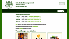 What Heiligefamilie-berlin.de website looked like in 2018 (5 years ago)