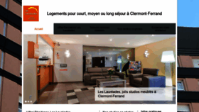 What Hotel-residence-clermont-ferrand.fr website looked like in 2018 (5 years ago)