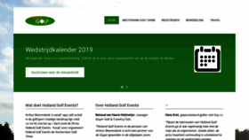 What Hollandgolfevents.nl website looked like in 2018 (5 years ago)
