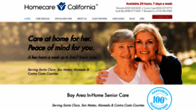 What Homecare-california.com website looked like in 2018 (5 years ago)