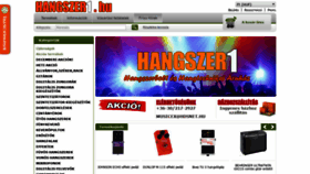 What Hangszer1.hu website looked like in 2018 (5 years ago)