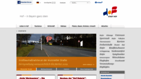 What Hof.de website looked like in 2018 (5 years ago)