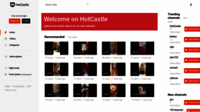 What Hotcastle.com website looked like in 2018 (5 years ago)