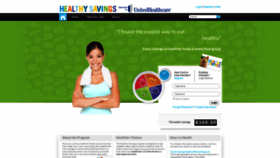 What Healthysavingsuhc.com website looked like in 2018 (5 years ago)