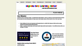 What Hopkinselc.com website looked like in 2018 (5 years ago)