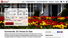 What Homesinsummervillesc.com website looked like in 2018 (5 years ago)