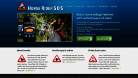 What Horseridersos.com website looked like in 2018 (5 years ago)
