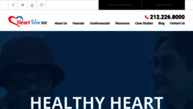 What Heartveinnyc.com website looked like in 2018 (5 years ago)