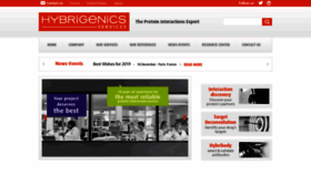 What Hybrigenics-services.com website looked like in 2018 (5 years ago)