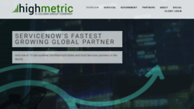 What Highmetric.com website looked like in 2018 (5 years ago)