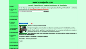 What Homejardin.com website looked like in 2018 (5 years ago)