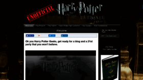 What Harrypotterpartyideas.com website looked like in 2018 (5 years ago)