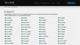 What Hudson.eclipse.org website looked like in 2018 (6 years ago)