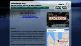 What Huntspoint-wa.gov website looked like in 2018 (5 years ago)