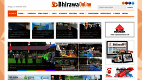 What Harianbhirawa.com website looked like in 2018 (5 years ago)