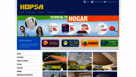 What Hopsa.com website looked like in 2018 (5 years ago)