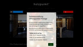 What Holzpunkt-parkett.ch website looked like in 2018 (5 years ago)