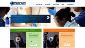 What Healthcare-communications.com website looked like in 2018 (5 years ago)
