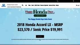 What Hondaoftysonscorner.com website looked like in 2018 (5 years ago)