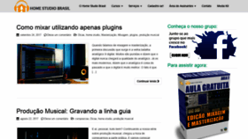 What Homestudiobrasil.com.br website looked like in 2018 (5 years ago)