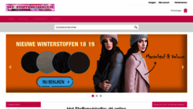 What Hetstoffenwinkeltje.nl website looked like in 2018 (5 years ago)
